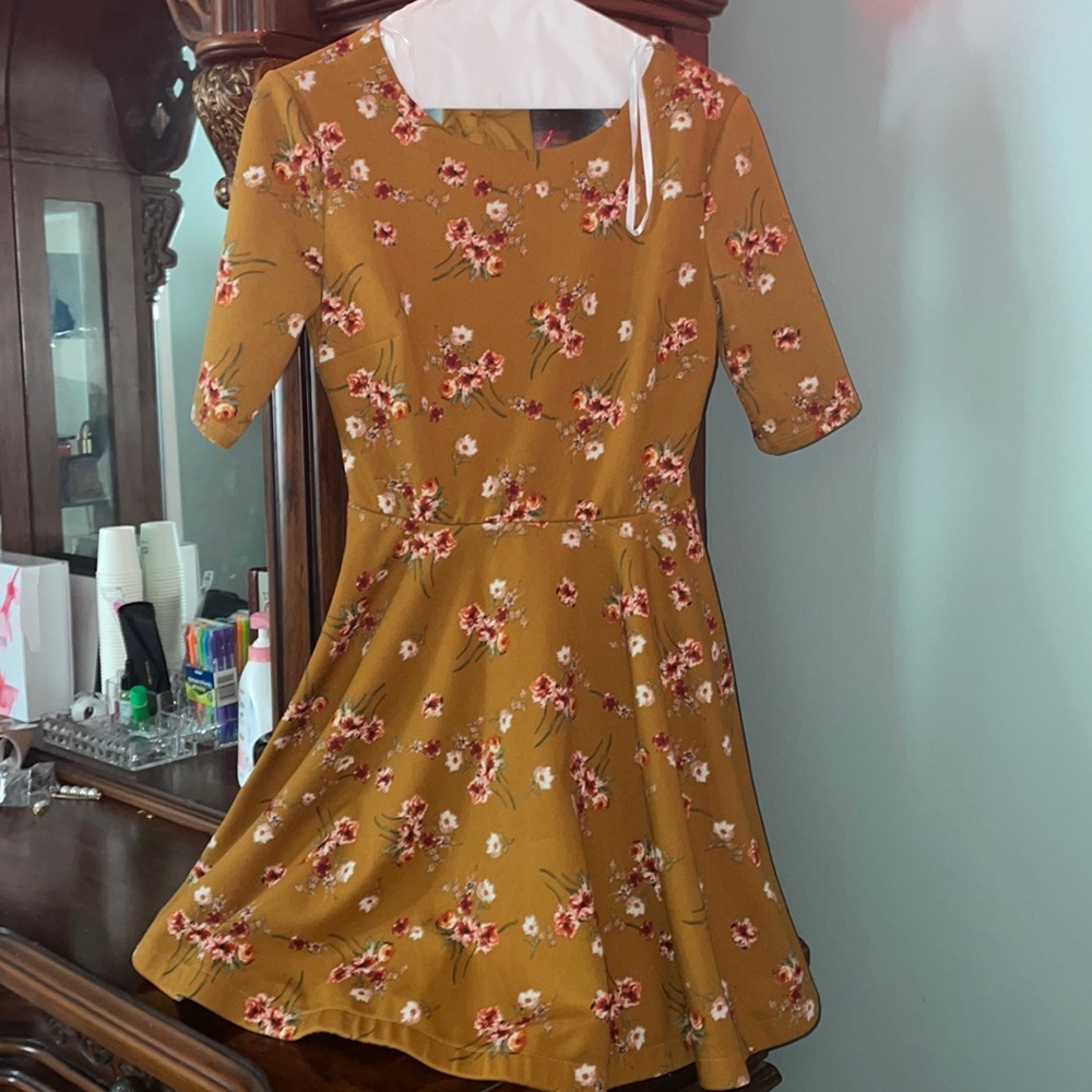 Floral Mini Dress For Women